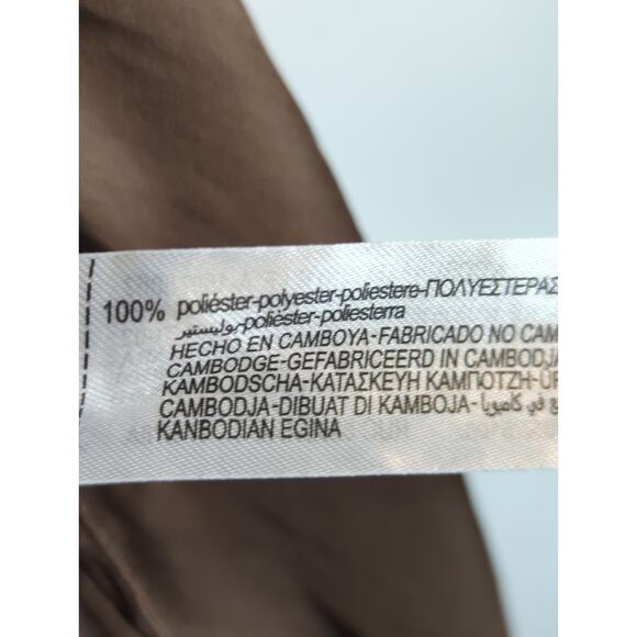 Zara Women's Greenish brown Jogger Pants Large High Waist Minimalist Casual NWOT - Picture 7 of 9